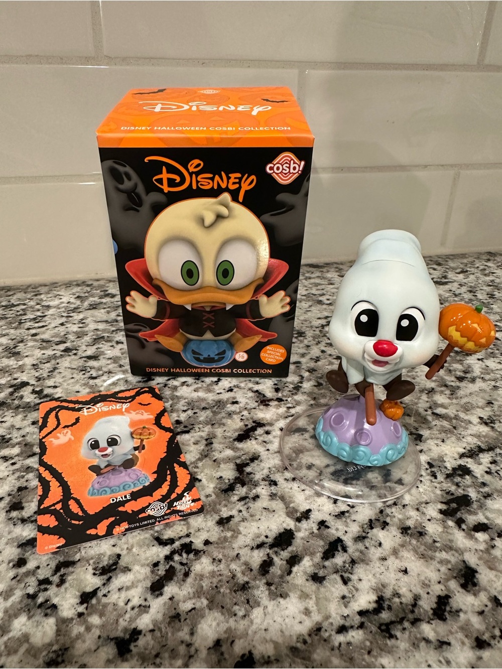 Disney Dale Cosbi Halloween Figure - White, Orange, Purple